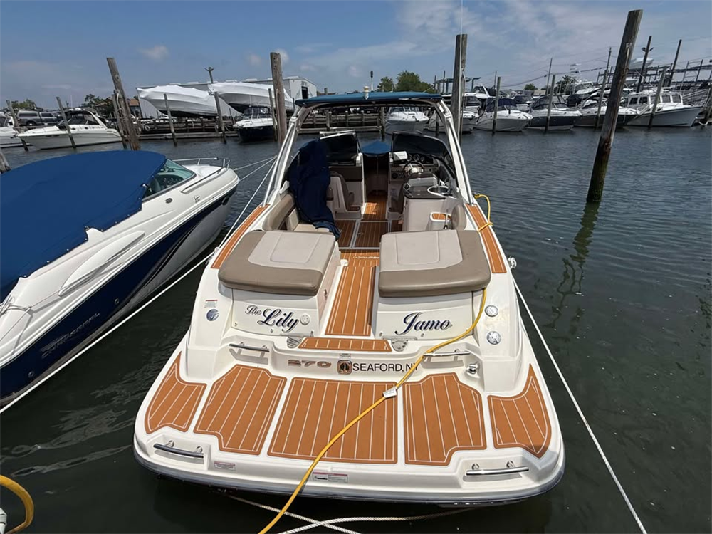 2010 Sea Ray 270 SLX Swim Platform Cockpit Pad Boat EVA Foam Teak Floor Mat Seadek MarineMat Gatorstep Style Self Adhesive