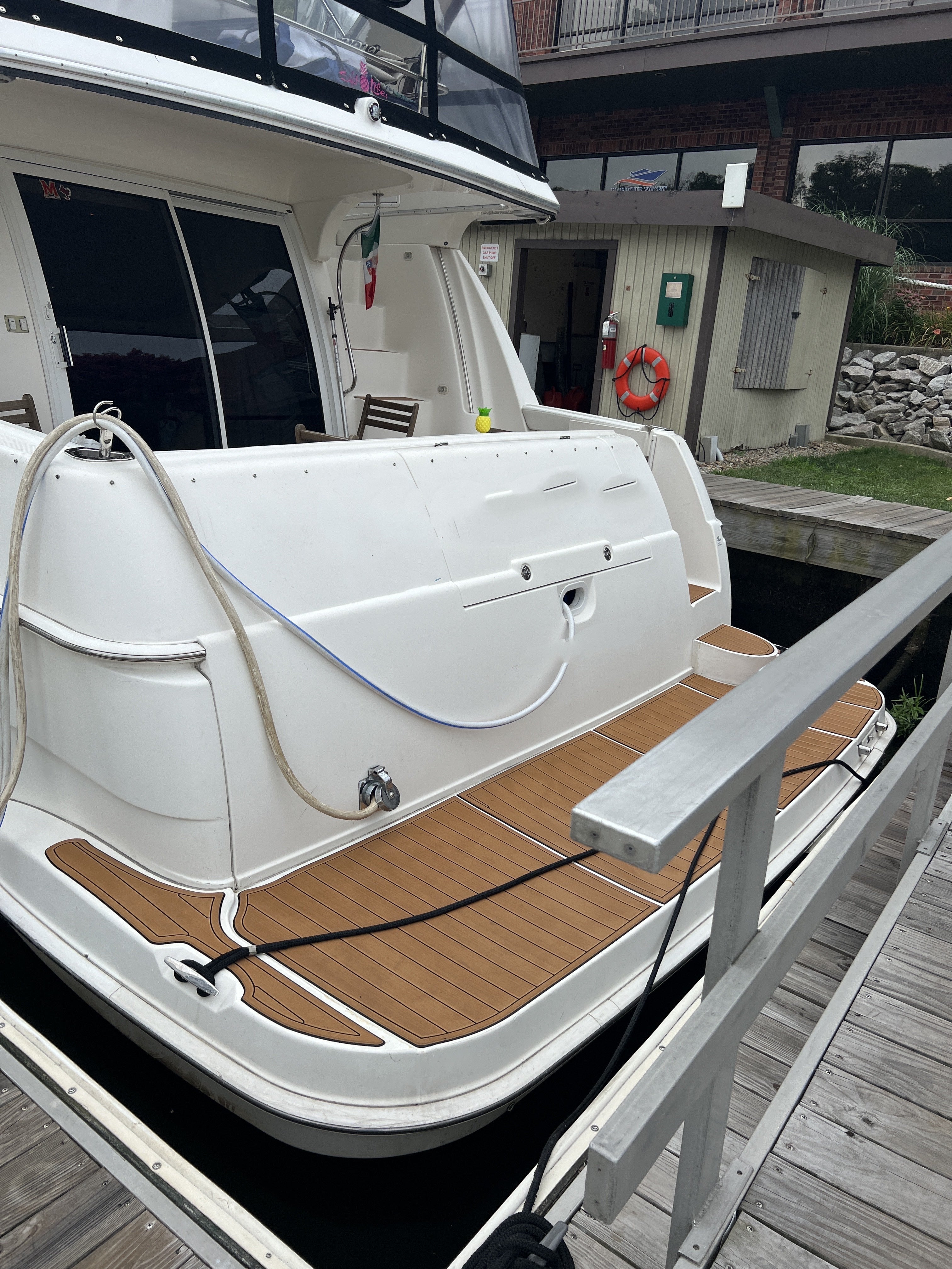 2004 Silverton 410 Sport Bridge Swim Platform Cockpit Mat Boat EVA Flooring Pad