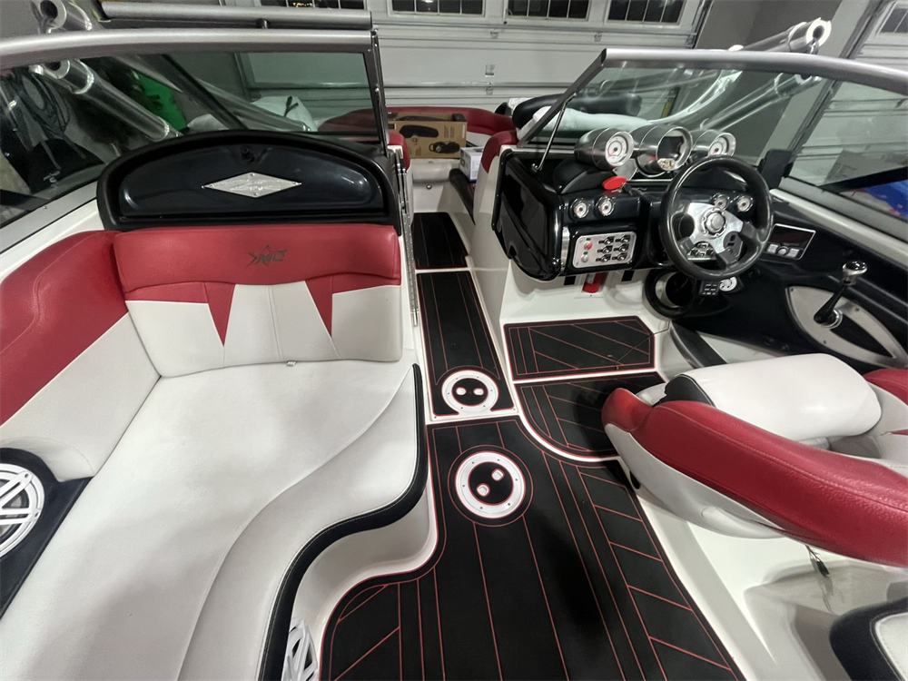 2004-2011 Mastercraft X Star Cockpit Pad Boat EVA Foam Faux Teak Deck Floor Mat SeaDek MarineMat Gatorstep Style Self Adhesive