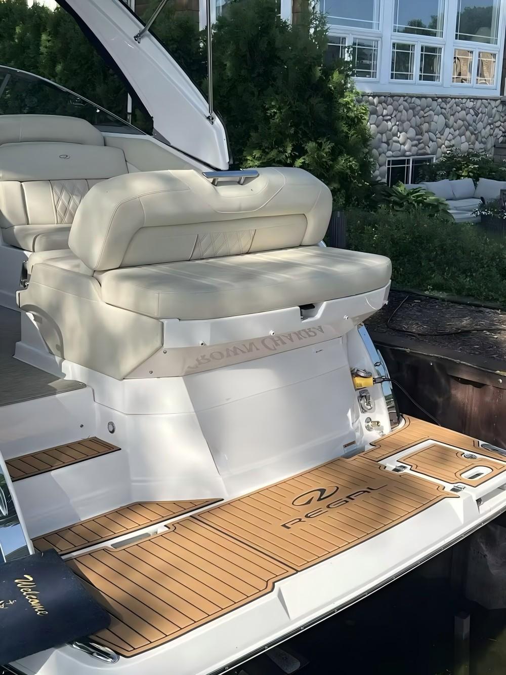 2013 Regal Express 28 Swim Platform Step Pad Boat EVA Foam Faux Teak Deck Floor SeaDek MarineMat Gatorstep Style Self Adhesive