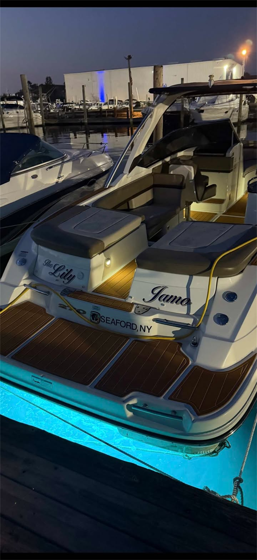 2010 Sea Ray 270 SLX Swim Platform Cockpit Pad Boat EVA Foam Teak Floor Mat Seadek MarineMat Gatorstep Style Self Adhesive
