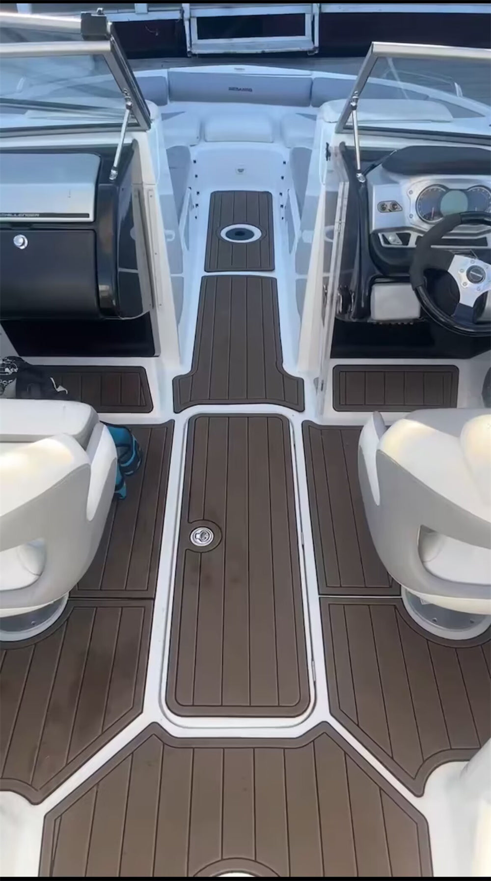 2013 Sea Doo 230 Challenger Swim Platform Cockpit Boat EVA Foam Teak Deck Floor Mat SeaDek MarineMat Style Self Adhesive