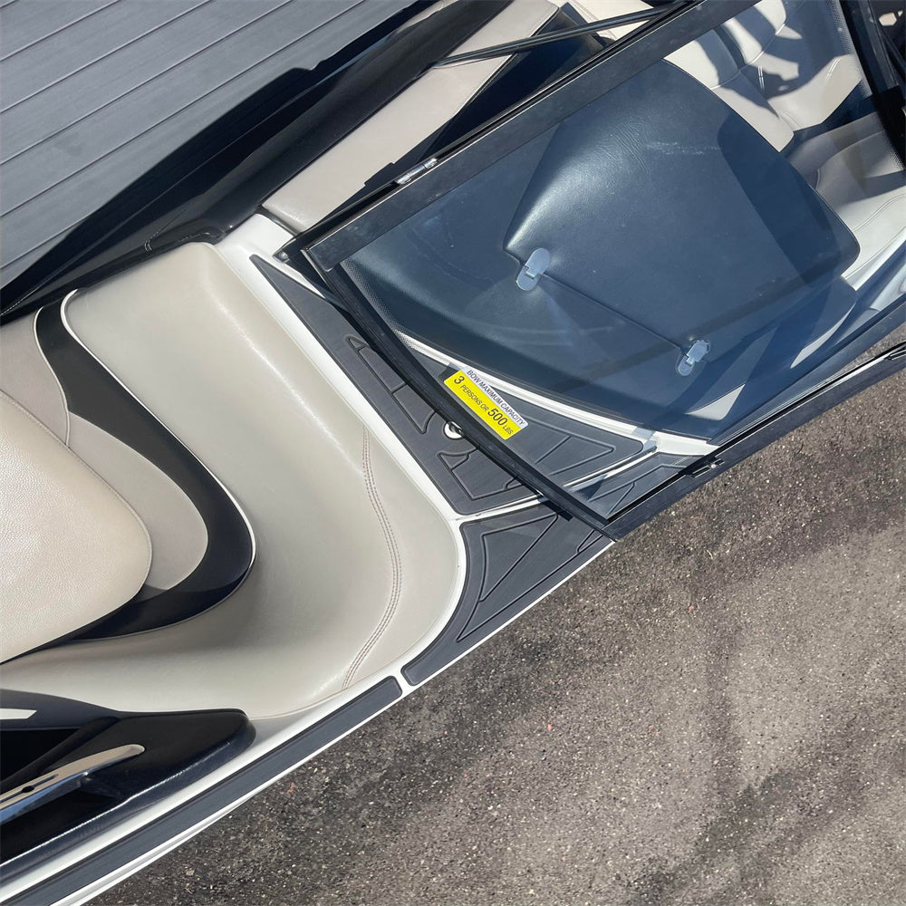 2010-2014 Malibu 21 VLX Cockpit Pad Boat EVA Foam Teak Deck Floor Mat Flooring SeaDek MarineMat Gatorstep Style Self Adhesive