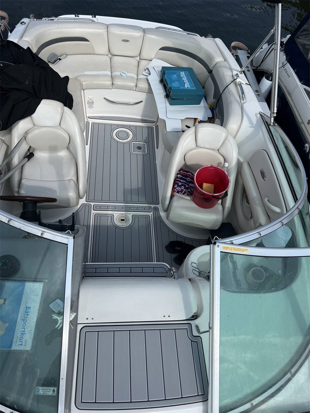 2004 Chaparral 265 SSI Swim Platform Cockpit Boat EVA Foam Teak Deck Floor Pad SeaDek MarineMat Gatorstep Style Self Adhesive