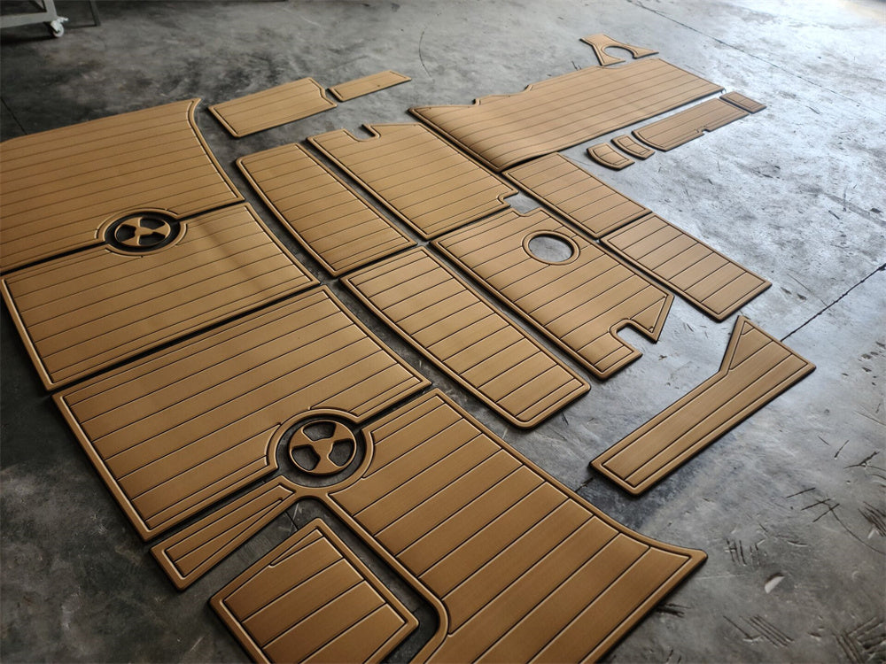 2000 Four Winns 298 Vista Swim Platform Cockpit Boat EVA Foam Teak Deck Floor SeaDek MarineMat Gatorstep Style Self Adhesive
