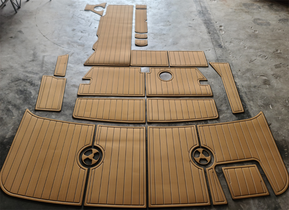 2000 Four Winns 298 Vista Swim Platform Cockpit Boat EVA Foam Teak Deck Floor SeaDek MarineMat Gatorstep Style Self Adhesive