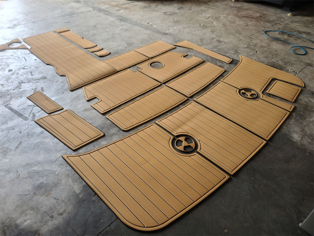 2000 Four Winns 298 Vista Swim Platform Cockpit Boat EVA Foam Teak Deck Floor SeaDek MarineMat Gatorstep Style Self Adhesive