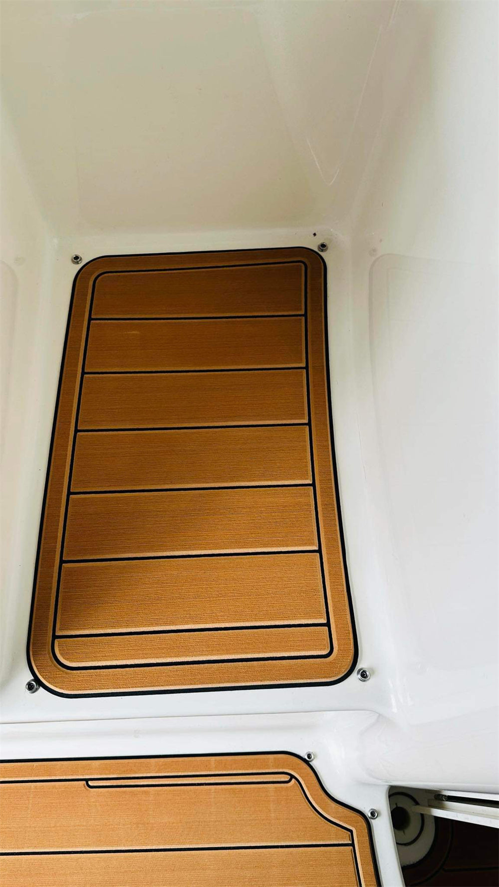 2004 Bayliner 305 Ciera Swim Platform Cockpit Pad Boat EVA Foam Teak Floor Mat SeaDek MarineMat Gatorstep Style Self Adhesive