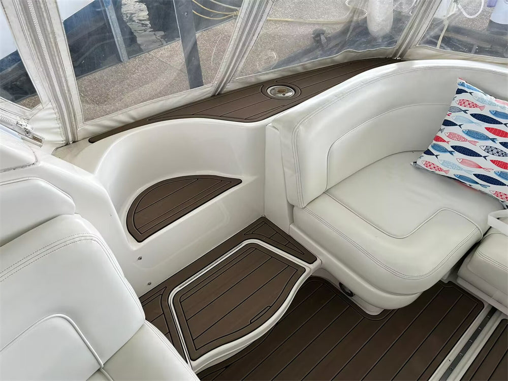 2001 Sea Ray Sundancer 460 Swim Platform Cockpit Pad Boat EVA Teak Flooring Mat