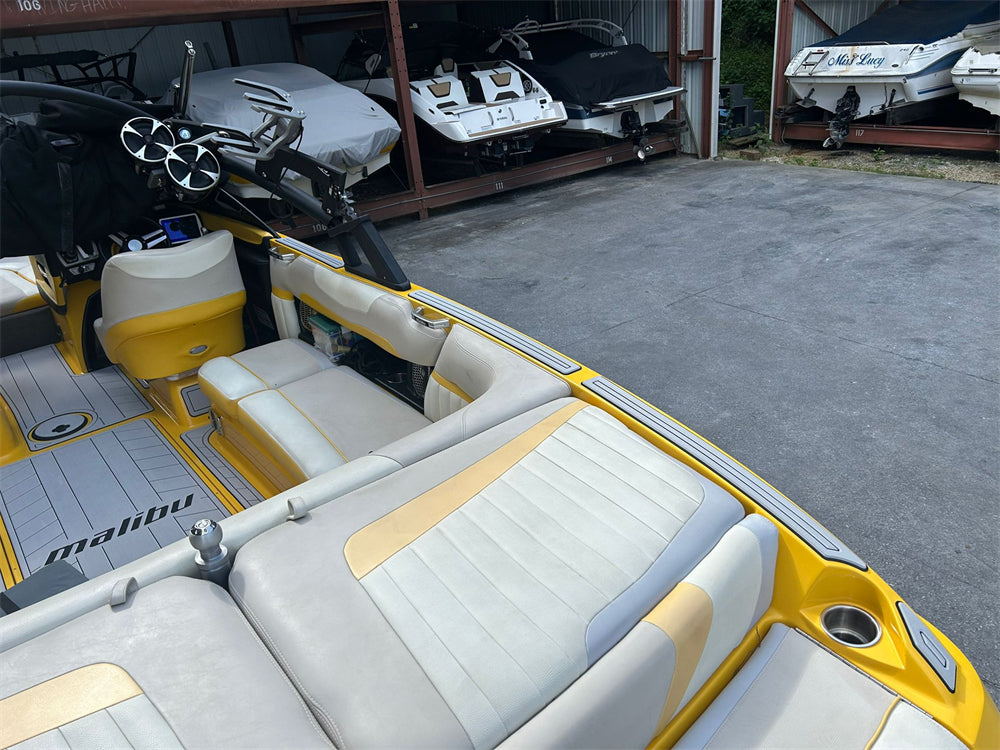 2013-2016 Malibu 24 MXZ Cockpit Pad Boat EVA Foam Teak Deck Floor Mat Flooring SeaDek MarineMat Gatorstep Style Self Adhesive