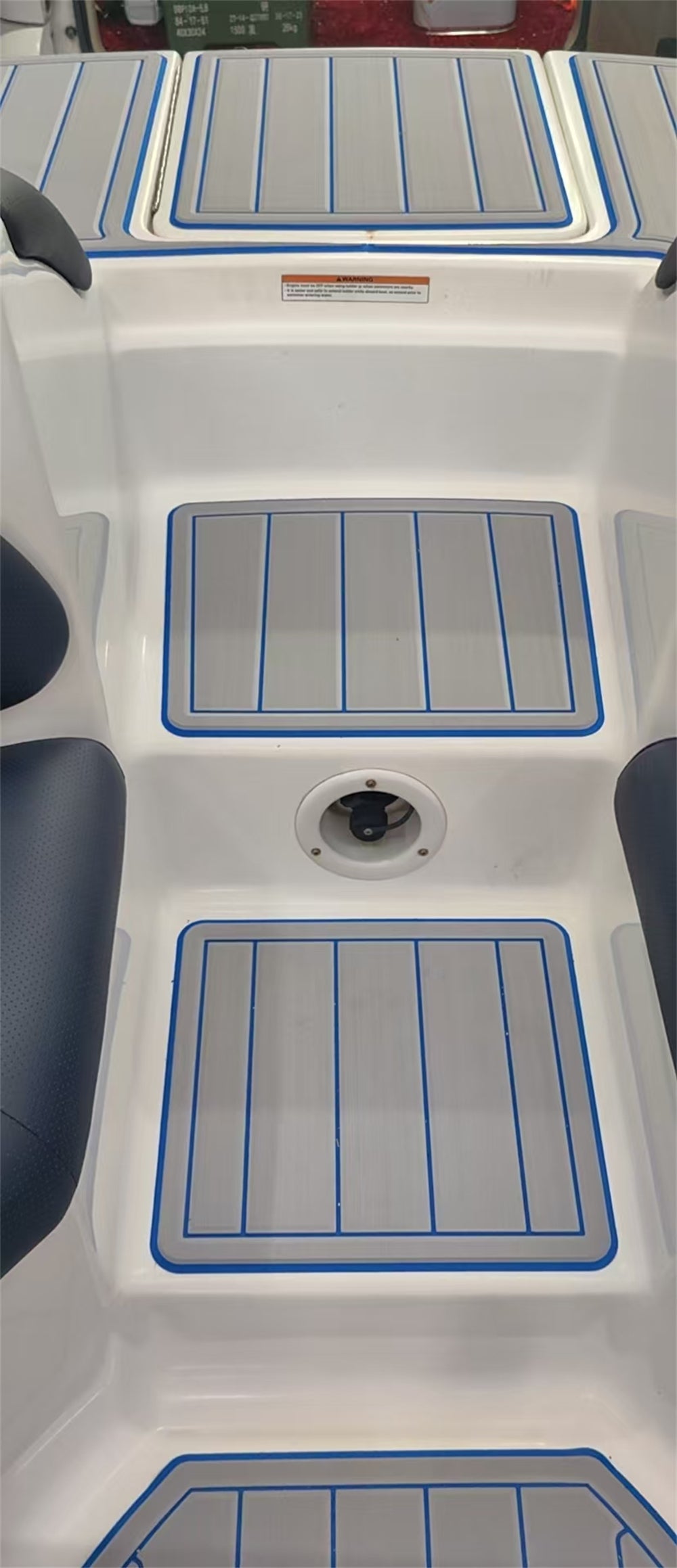 2008 SeaDoo Islandia Swim Platform Cockpit Pad Boat EVA Foam Faux Teak Deck Floor Mat SeaDek MarineMat Gatorstep Style Self Adhesive