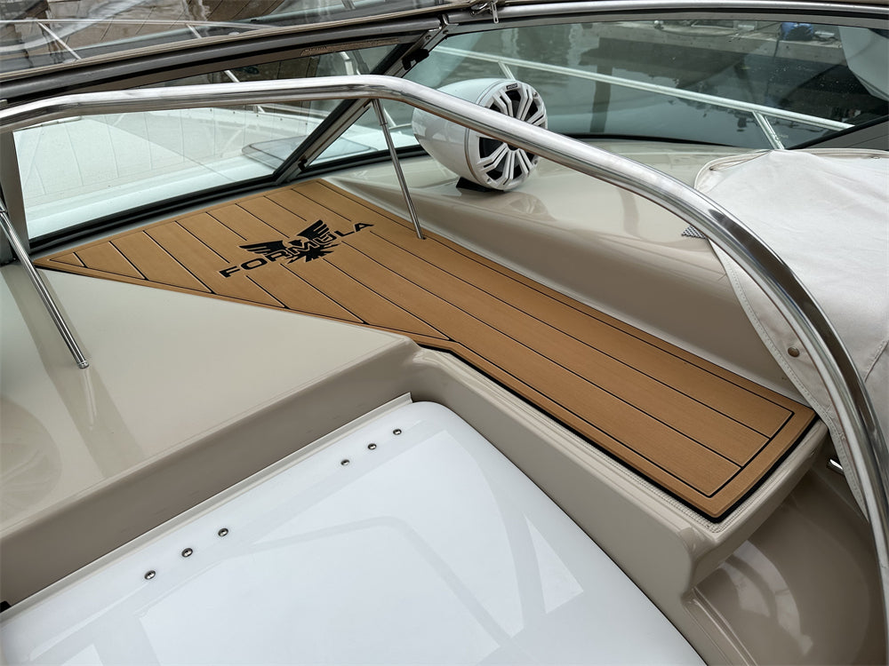 2008 Formula 31 PC Cockpit Mat Boat EVA Foam Teak Flooring Pad SeaDek MarineMat Gatorstep Style Self Adhesive