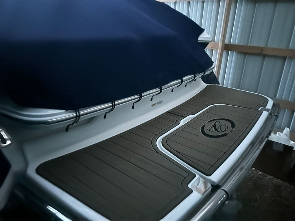 2012 Cobalt 243 Swim Platform Cockpit Bow Pad Boat EVA Foam Teak Deck Floor Mat