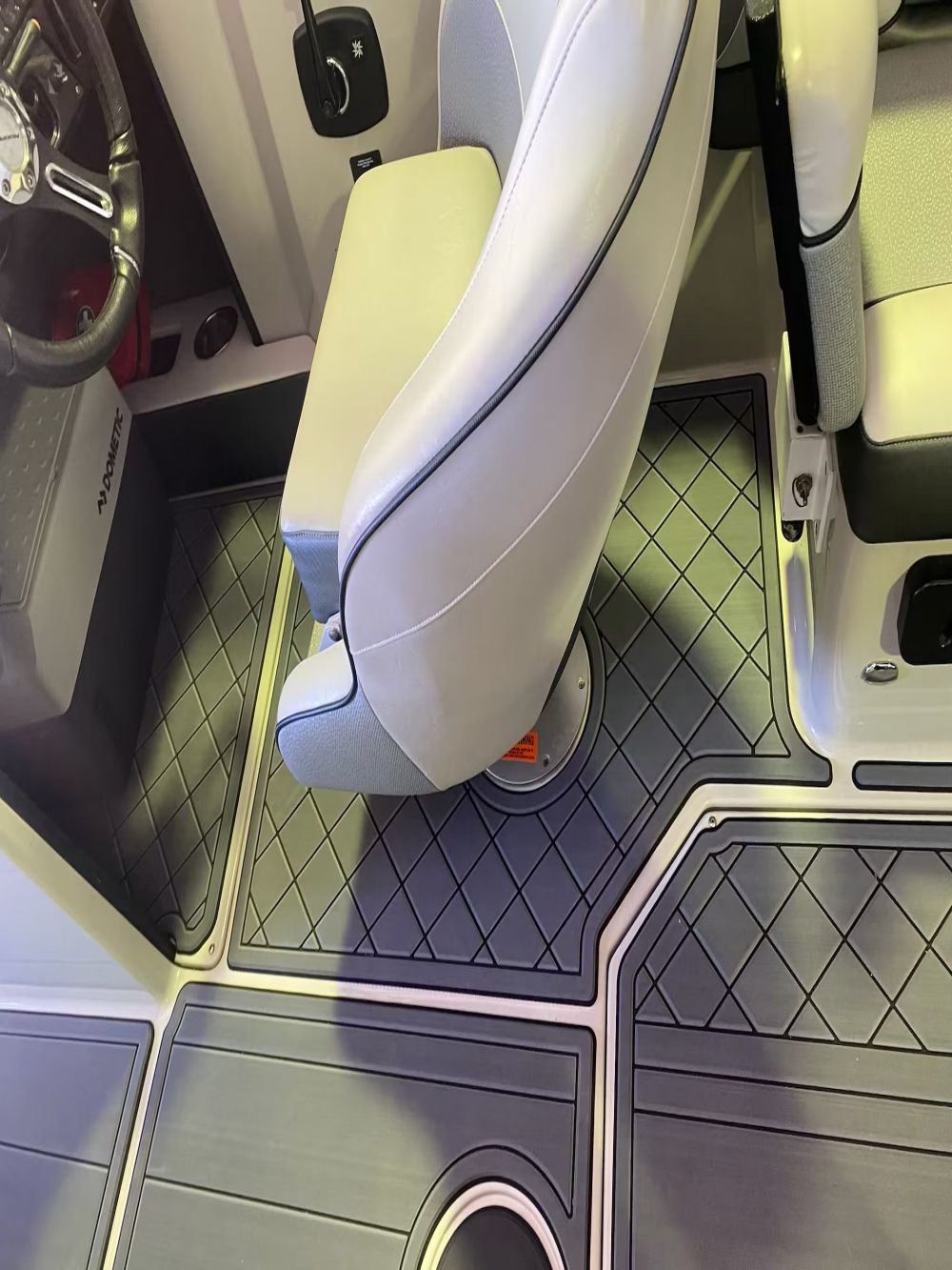 2016-2018 Moomba Mojo Swim Step Platform Cockpit Mat Boat EVA Teak Deck Floor Pad Flooring SeaDek MarineMat Style Self Adhesive