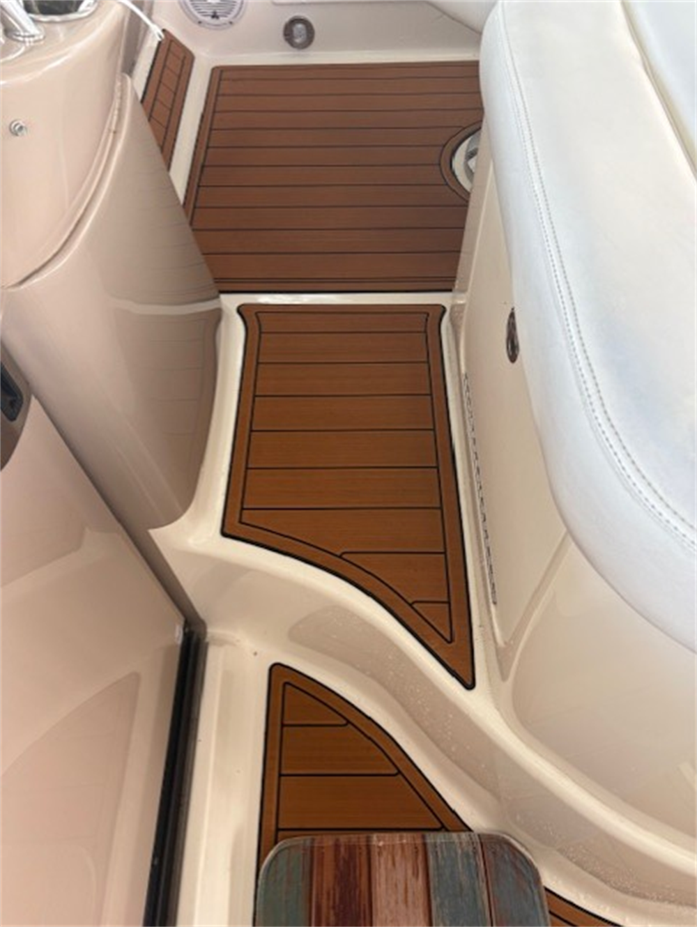 2002-2006 Sea Ray Sundancer 360 Swim Platform Cockpit Pad Boat EVA Teak Floor SeaDek MarineMat Gatorstep Style Self Adhesive