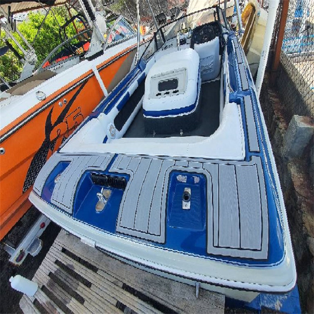 2010 Mastercraft X14 Cockpit Pad Boat EVA Teak Deck Floor Mat Seadek MarineMat Gatorstep Style Self Adhesive