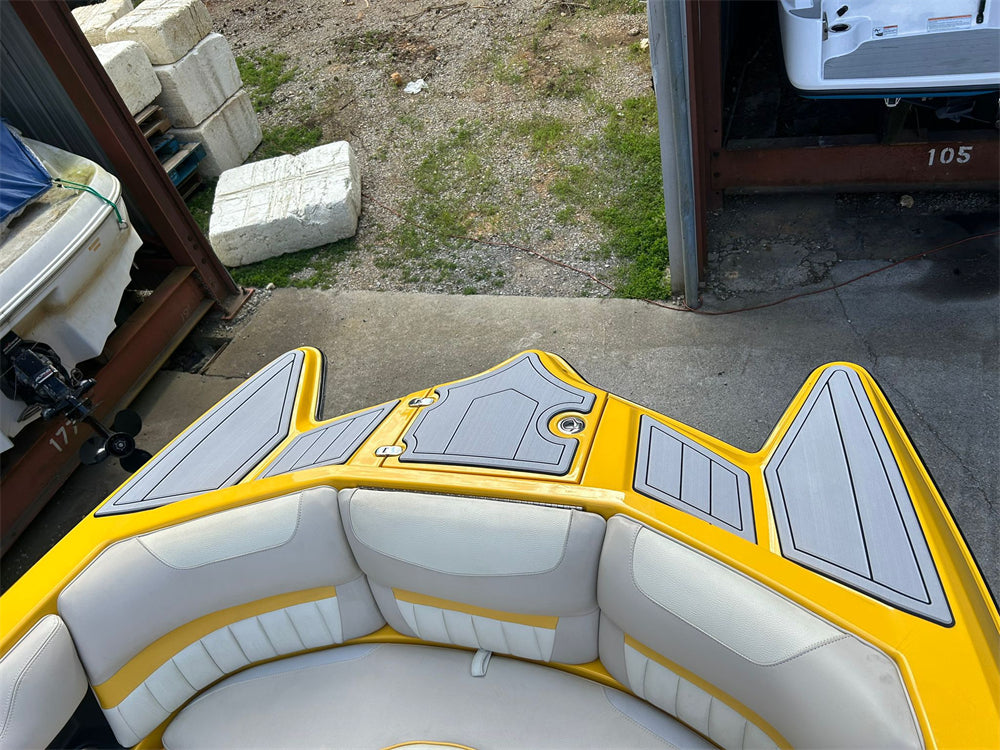 2013-2016 Malibu 24 MXZ Cockpit Pad Boat EVA Foam Teak Deck Floor Mat Flooring SeaDek MarineMat Gatorstep Style Self Adhesive