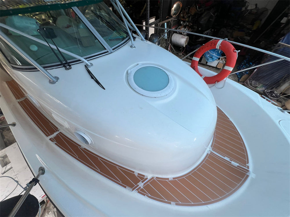 2008 Bayliner Trophy 2902 Walkabout Islander Swim Platform Cockpit Boat EVA Teak Floor Pad Mat SeaDek MarineMat Gatorstep Style Self Adhesive