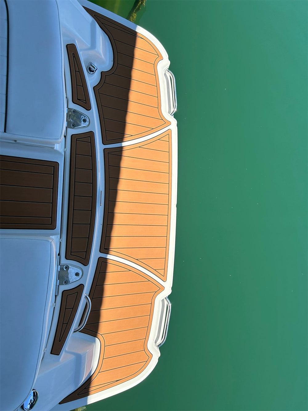 2008 Sea Ray SLX 250 Swim Platform Cockpit Bow Boat EVA Foam Teak Deck Floor Mat SeaDek MarineMat Gatorstep Style Self Adhesive