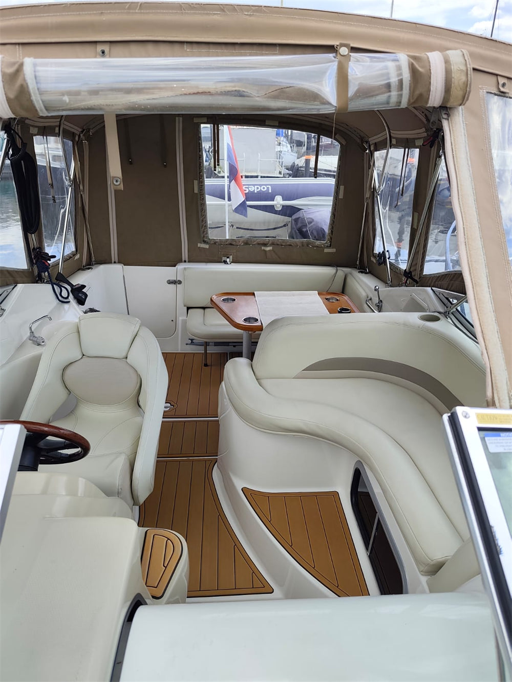 2004 Chaparral 260 Signature Swim Platform Cockpit Bow Boat EVA Teak Floor Pad SeaDek MarineMat Gatorstep Style Self Adhesive