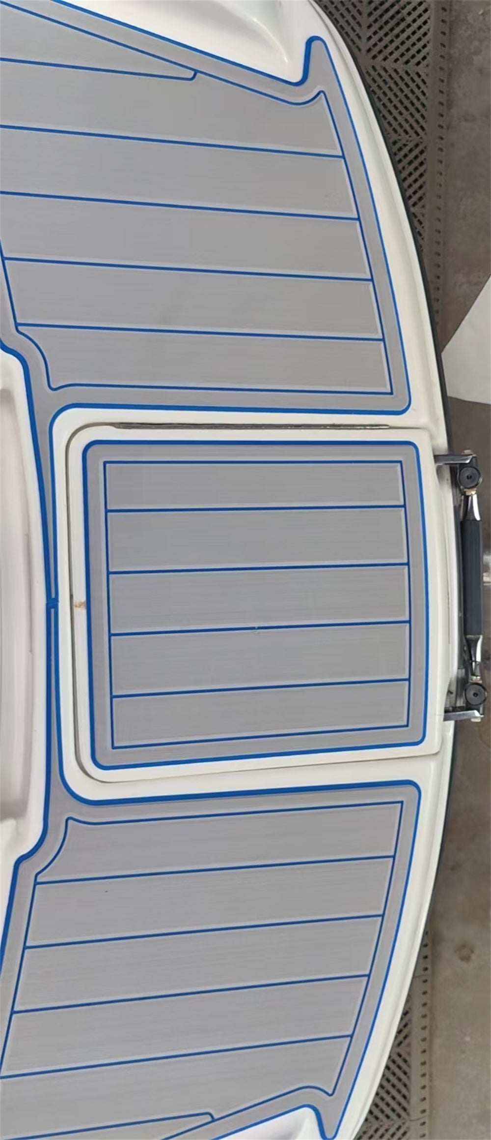 2008 SeaDoo Islandia Swim Platform Cockpit Pad Boat EVA Foam Faux Teak Deck Floor Mat SeaDek MarineMat Gatorstep Style Self Adhesive