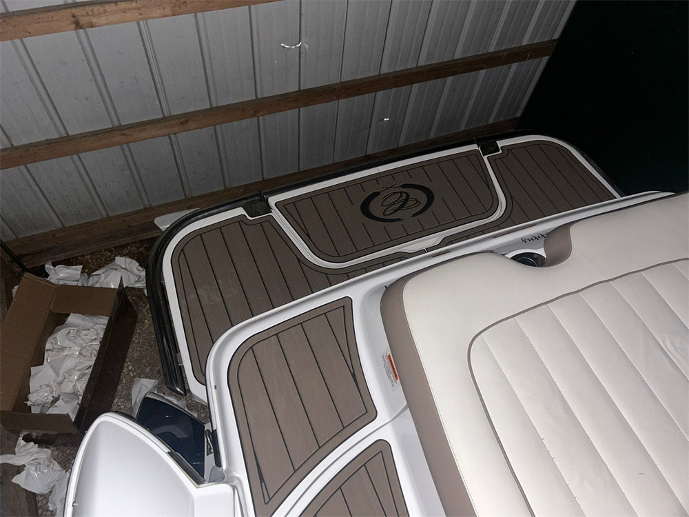 2012 Cobalt 243 Swim Platform Cockpit Bow Pad Boat EVA Foam Teak Deck Floor Mat