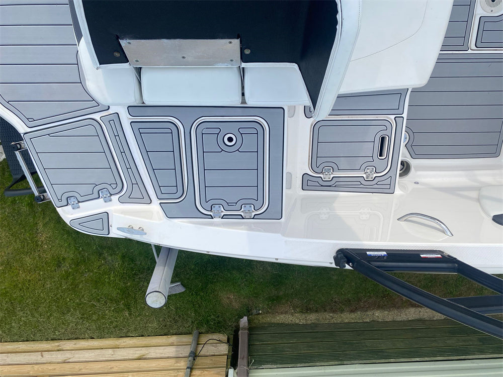 2015 Chaparral 19 H20 Swim Platform Cockpit Pad Boat EVATeak Deck Floor Mat SeaDek MarineMat Gatorstep Style Self Adhesive