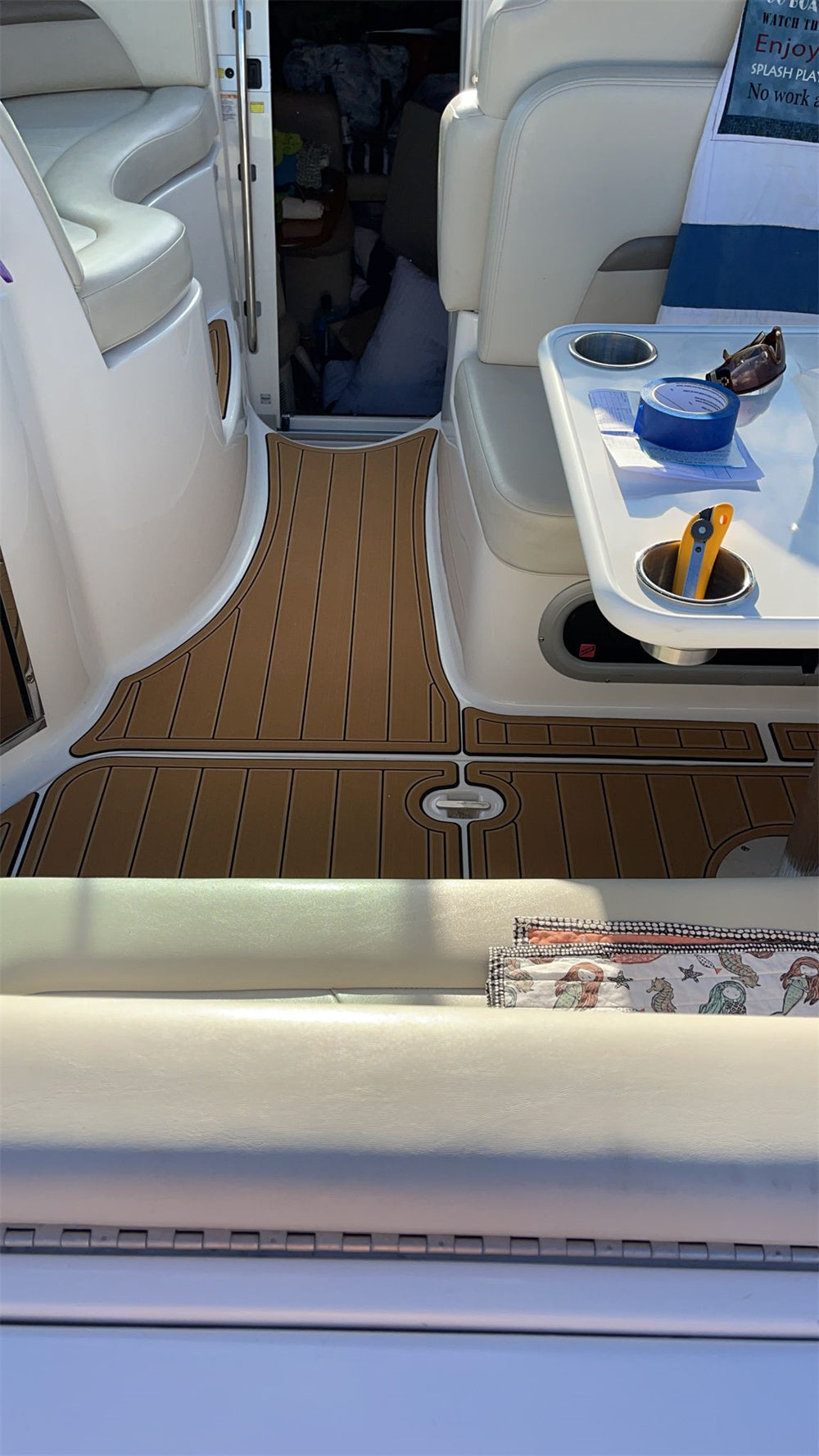 2005 Chaparral Signature 290 Swim Platform Cockpit Boat EVA Teak Floor Pad Mat SeaDek MarineMat Gatorstep Style Self Adhesive
