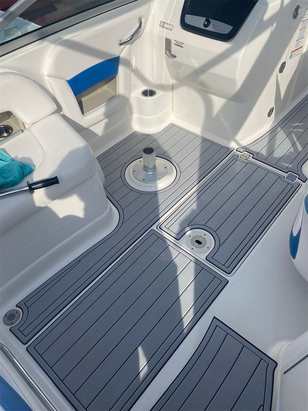 2013 Chaparral 224 Swim Platform Cockpit Pad Boat EVA Foam Teak Deck Floor Mat Seadek MarineMat Gatorstep Style Self Adhesive