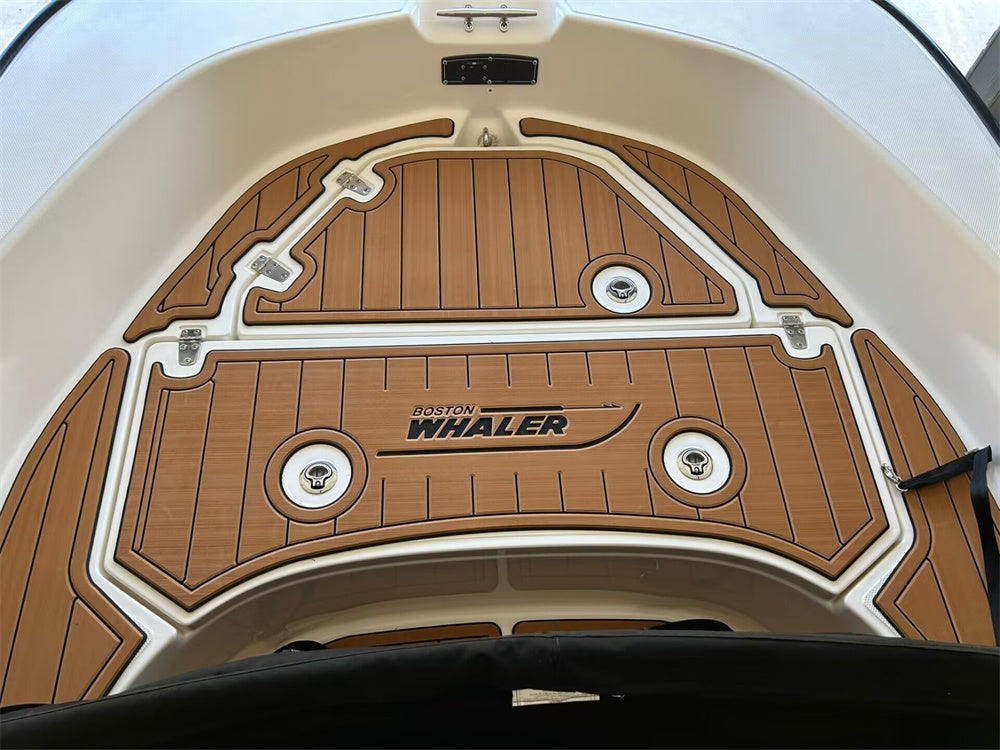 2023 Boston Whaler Montauk 17 Swim Platform Cockpit Mat Boat EVA Teak Floor Pad
