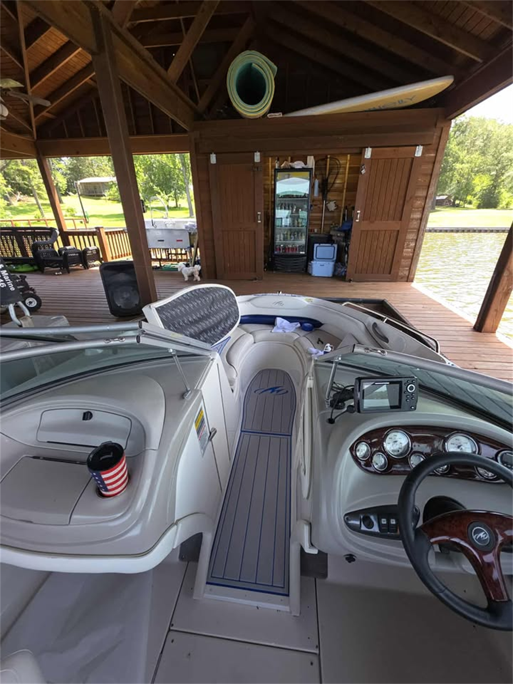 2005 Monterey 228SI Swim Platform Cockpit Pad Boat EVA Faux Teak Deck Floor Mat SeaDek MarineMat Gatorstep Style Self Adhesive