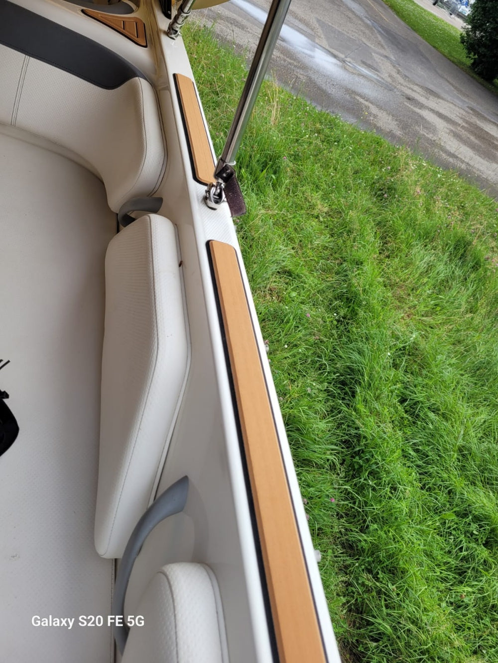 2019 Bayliner E7 Swim Platform Cockpit Pad Boat EVA Teak Deck Floor Mat Seadek MarineMat Gatorstep Style Self Adhesive