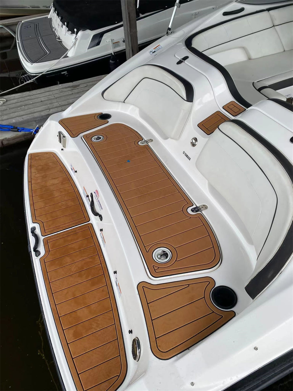 2012-2018 Yamaha AR/SA/SS 210&212 Swim Platform Cockpit Boat EVA Teak Floor Pad
