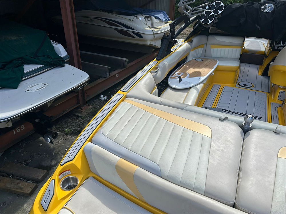 2013-2016 Malibu 24 MXZ Cockpit Pad Boat EVA Foam Teak Deck Floor Mat Flooring SeaDek MarineMat Gatorstep Style Self Adhesive