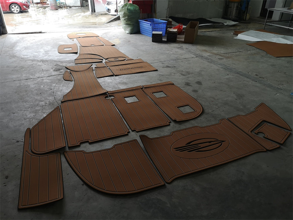 2005 Chaparral Signature 290 Swim Platform Cockpit Boat EVA Teak Floor Pad Mat SeaDek MarineMat Gatorstep Style Self Adhesive