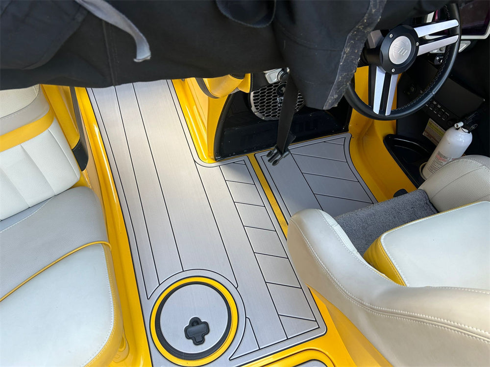 2013-2016 Malibu 24 MXZ Cockpit Pad Boat EVA Foam Teak Deck Floor Mat Flooring SeaDek MarineMat Gatorstep Style Self Adhesive