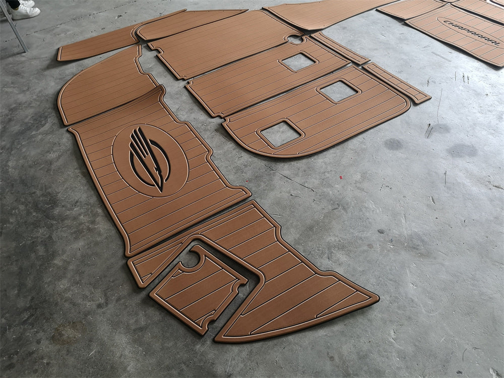 2005 Chaparral Signature 290 Swim Platform Cockpit Boat EVA Teak Floor Pad Mat SeaDek MarineMat Gatorstep Style Self Adhesive