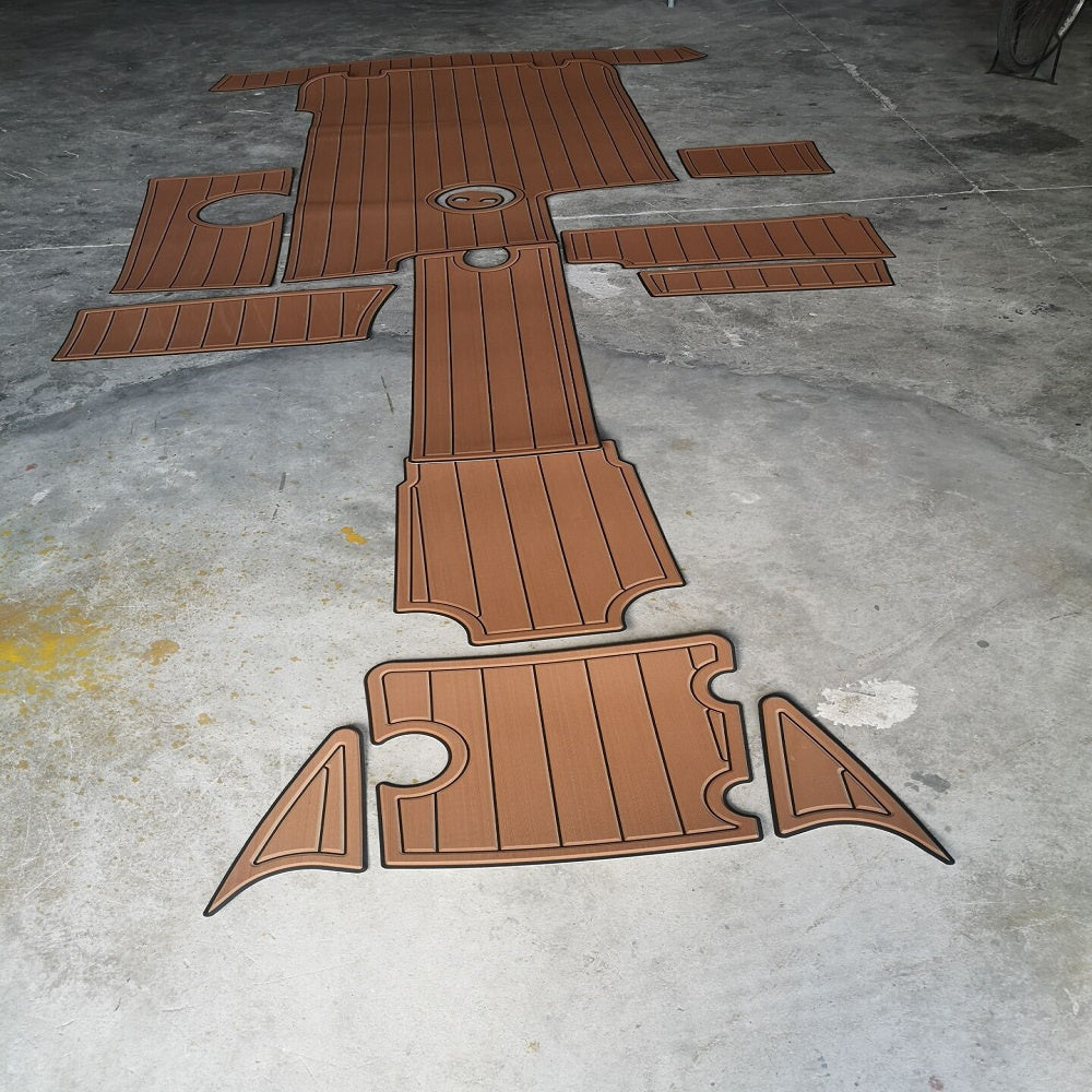 2008-2014 Mastercraft X35 Swim Platform Cockpit Pad Boat EVA Teak Deck Floor Mat SeaDek MarineMat Style Self Adhesive