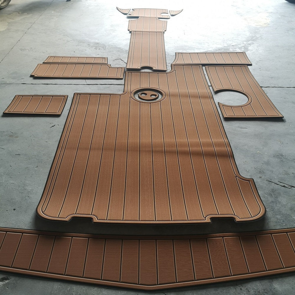 2008-2014 Mastercraft X35 Swim Platform Cockpit Pad Boat EVA Teak Deck Floor Mat SeaDek MarineMat Style Self Adhesive