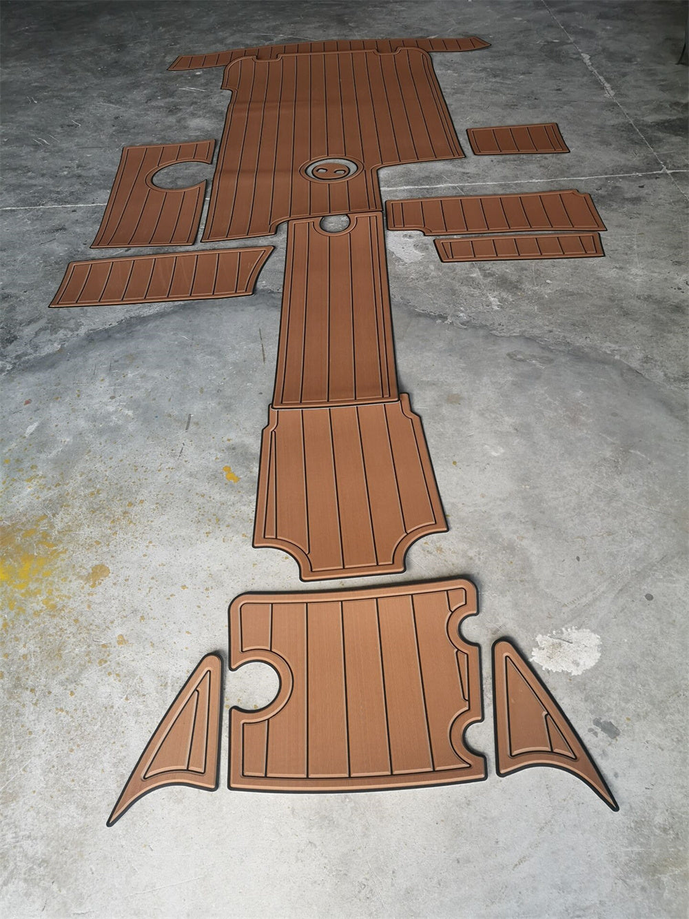 2008-2014 Mastercraft X35 Swim Platform Cockpit Pad Boat EVA Teak Deck Floor Mat SeaDek MarineMat Style Self Adhesive