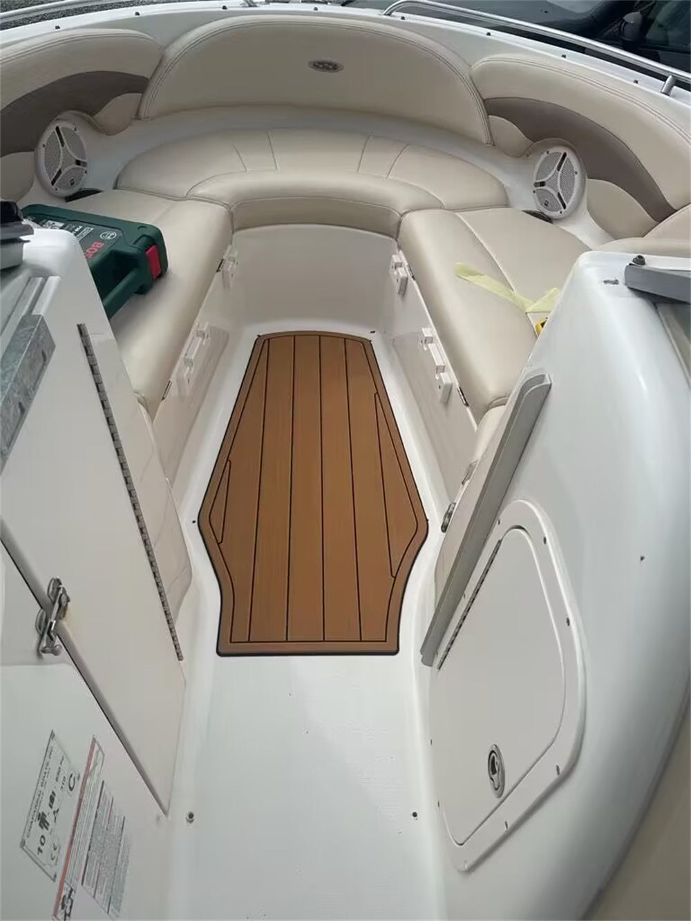 2007 Chaparral 246 SSI Swim Platform Cockpit Boat EVA Foam Teak Floor Pad Mat SeaDek MarineMat Gatorstep Style Self Adhesive