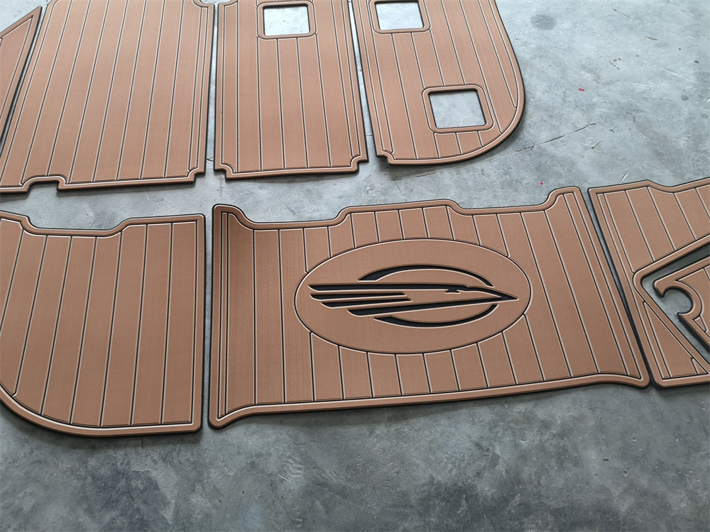 2005 Chaparral Signature 290 Swim Platform Cockpit Boat EVA Teak Floor Pad Mat SeaDek MarineMat Gatorstep Style Self Adhesive