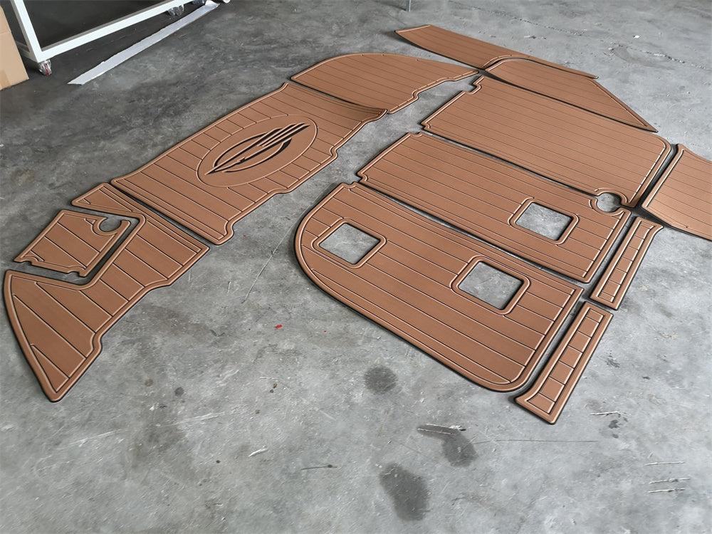 2005 Chaparral Signature 290 Swim Platform Cockpit Boat EVA Teak Floor Pad Mat SeaDek MarineMat Gatorstep Style Self Adhesive
