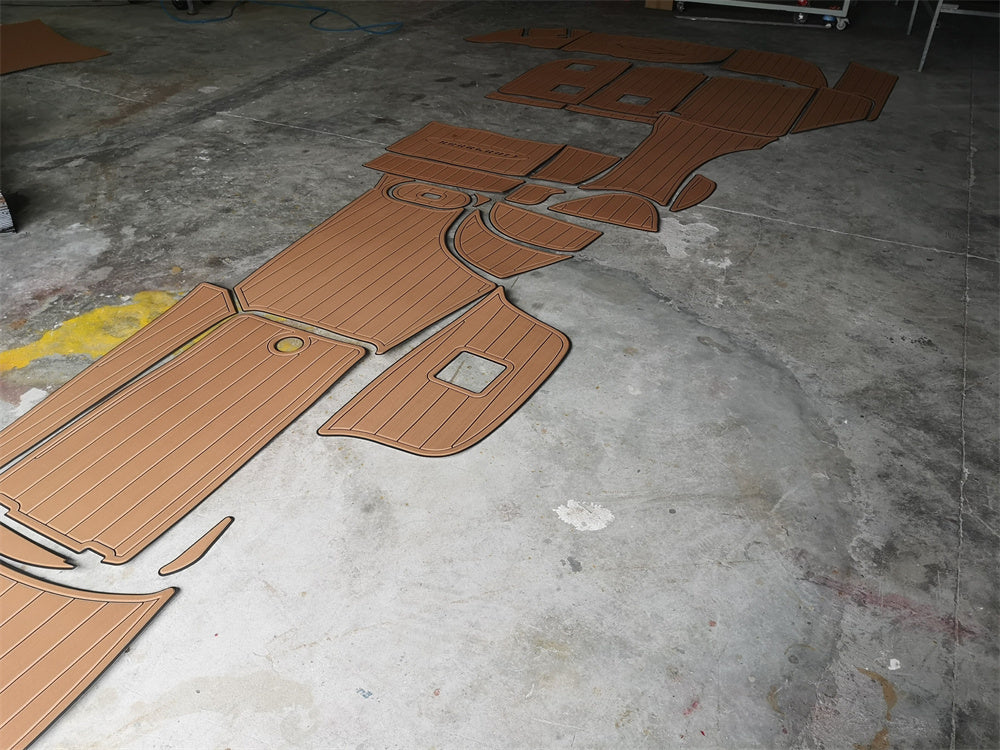 2005 Chaparral Signature 290 Swim Platform Cockpit Boat EVA Teak Floor Pad Mat SeaDek MarineMat Gatorstep Style Self Adhesive