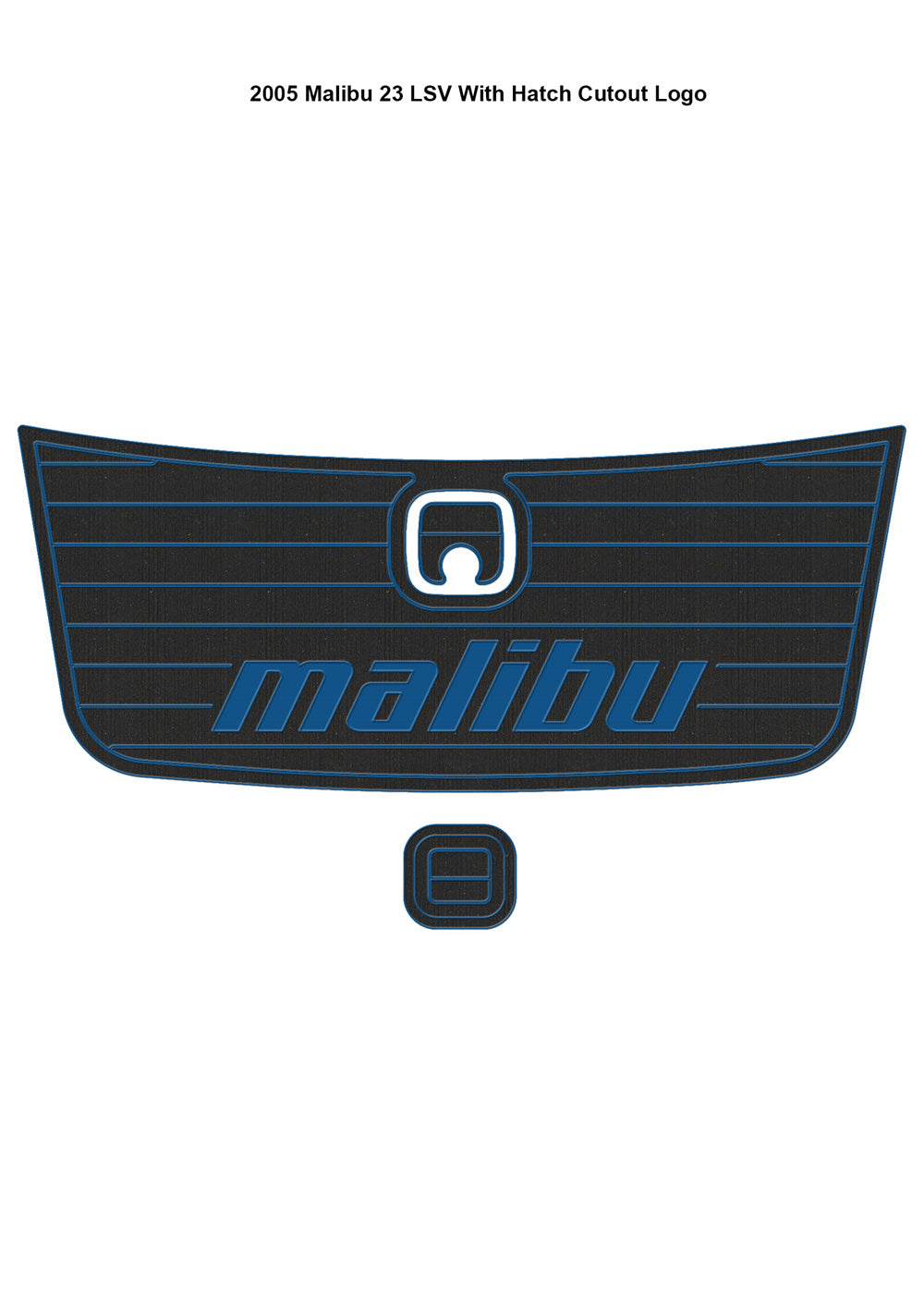 2005 Malibu 23 LSV Swim Platform Step Pad Boat EVA Foam Faux Teak Deck Floor Mat SeaDek MarineMat Gatorstep Style Self Adhesive