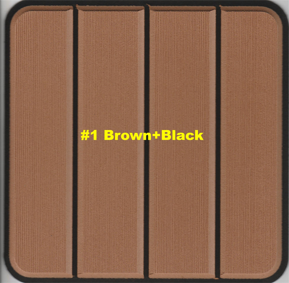 2008 Cobalt 262 Swim Platform Cockpit Pad Boat EVA Foam Faux Teak Deck Floor Mat