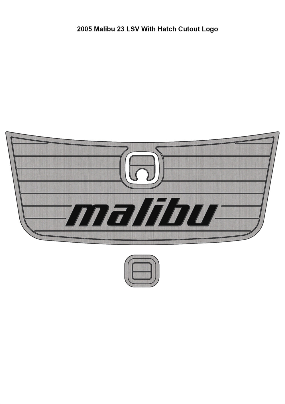 2005 Malibu 23 LSV Swim Platform Step Pad Boat EVA Foam Faux Teak Deck Floor Mat SeaDek MarineMat Gatorstep Style Self Adhesive