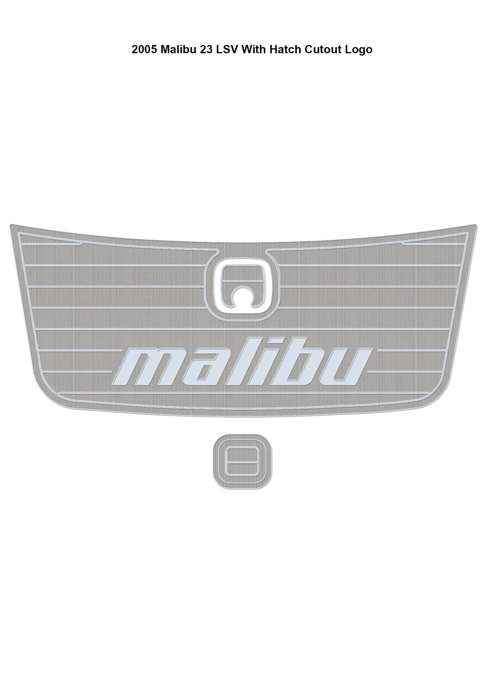 2005 Malibu 23 LSV Swim Platform Step Pad Boat EVA Foam Faux Teak Deck Floor Mat SeaDek MarineMat Gatorstep Style Self Adhesive