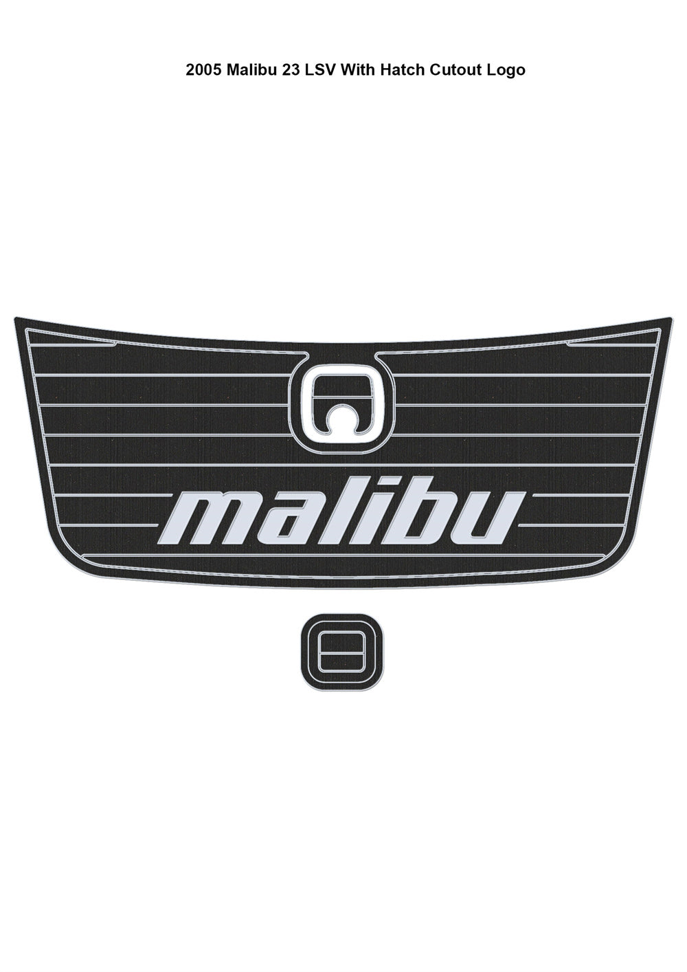 2005 Malibu 23 LSV Swim Platform Step Pad Boat EVA Foam Faux Teak Deck Floor Mat SeaDek MarineMat Gatorstep Style Self Adhesive