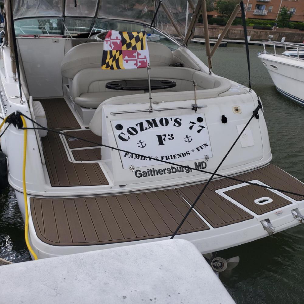 1999-2005 Four Winns 268 Vista Swim Platform Cockpit Boat EVA Foam Faux Teak Floor Pad Mat SeaDek MarineMat Gatorstep Style Self Adhesive